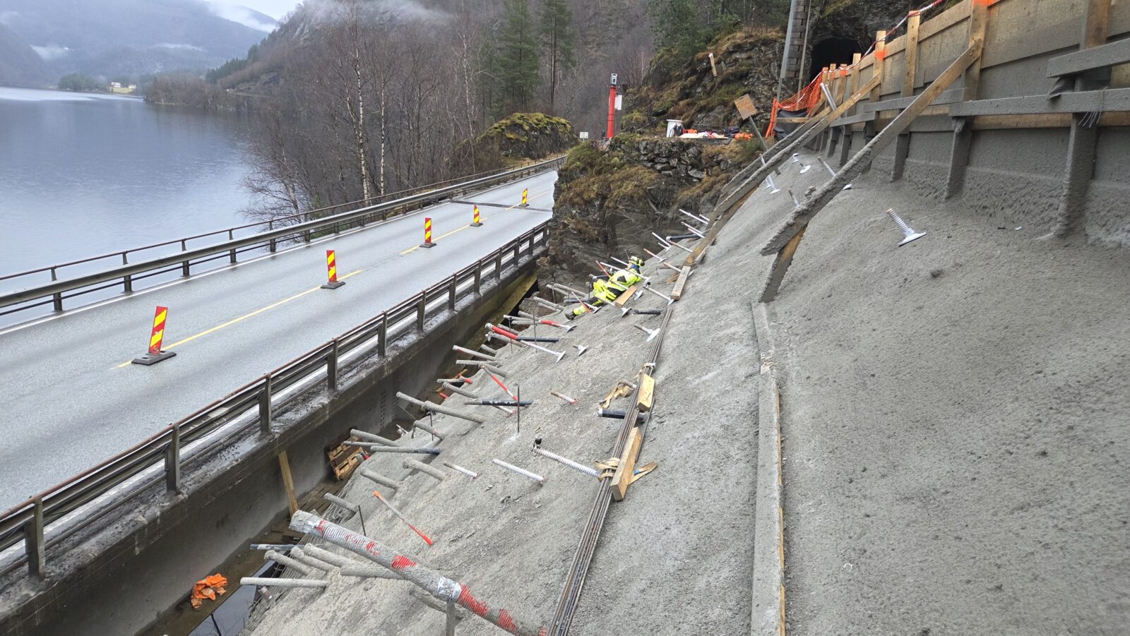 Akuttovervåking av steinfylling