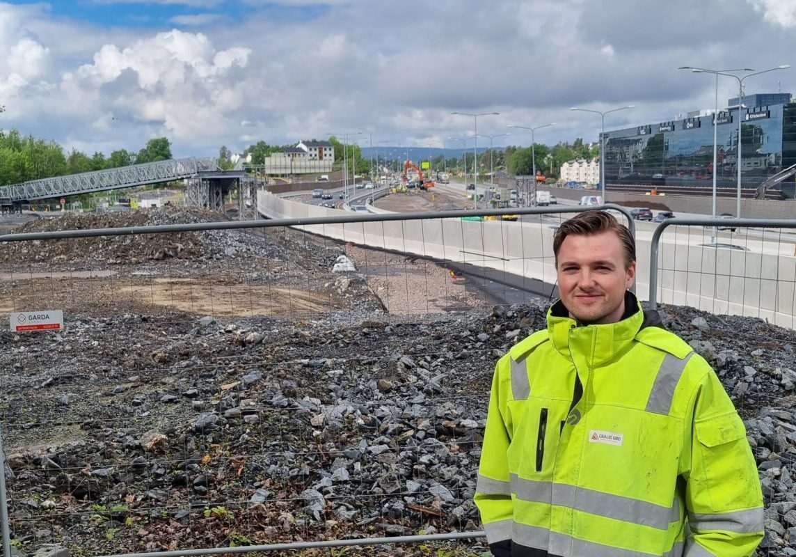 Håvard Hind er prosjektleder på E18/Vestkorridoren for Cautus Geo. 