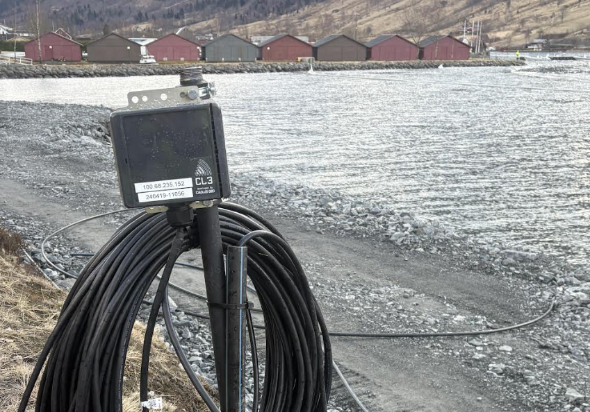 Cautus Geo 3-logger inngår i overvåkingen i Loen. 