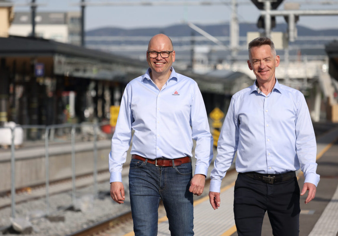 Atle Gerhardsen i Cautus Geo og Kim Steinsland i Scanmatic.