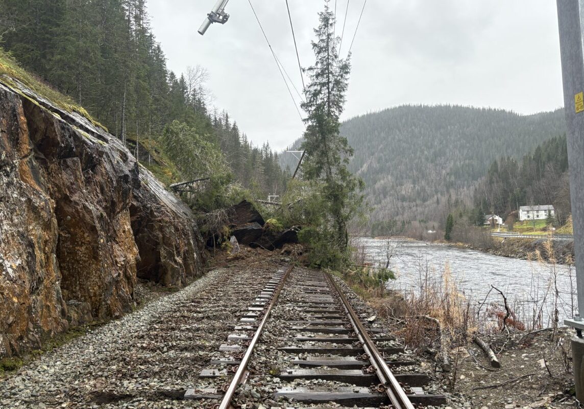 Rad på Meråkerbanen, november 2025.